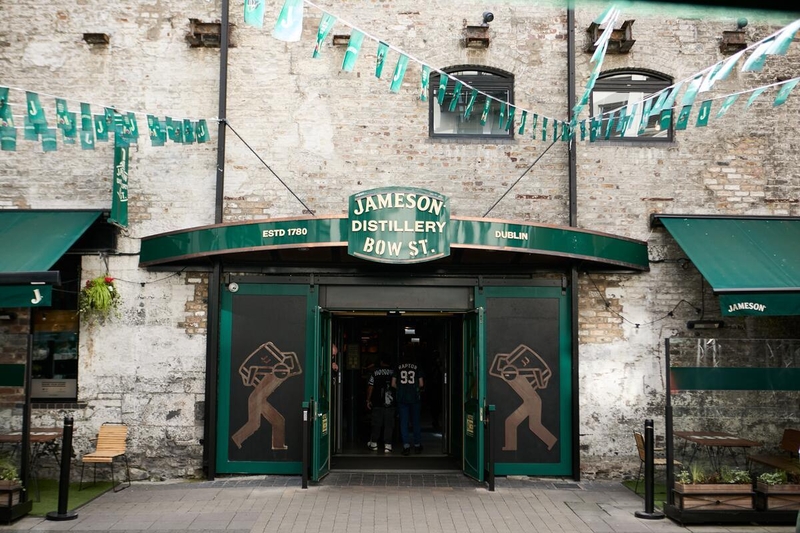 Outside of the Jameson Distillery