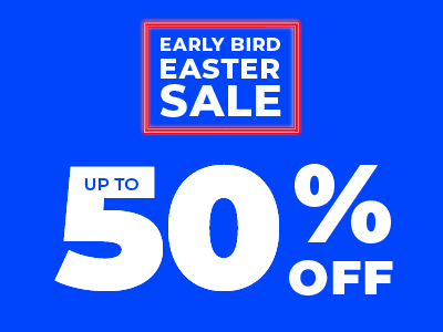 Easter Sale now on!